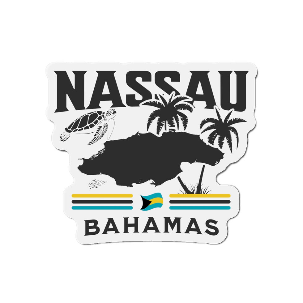Thumbnail: Bahamas Souvenir Gift : Nassau Bahamas Island Bahamas Magnet