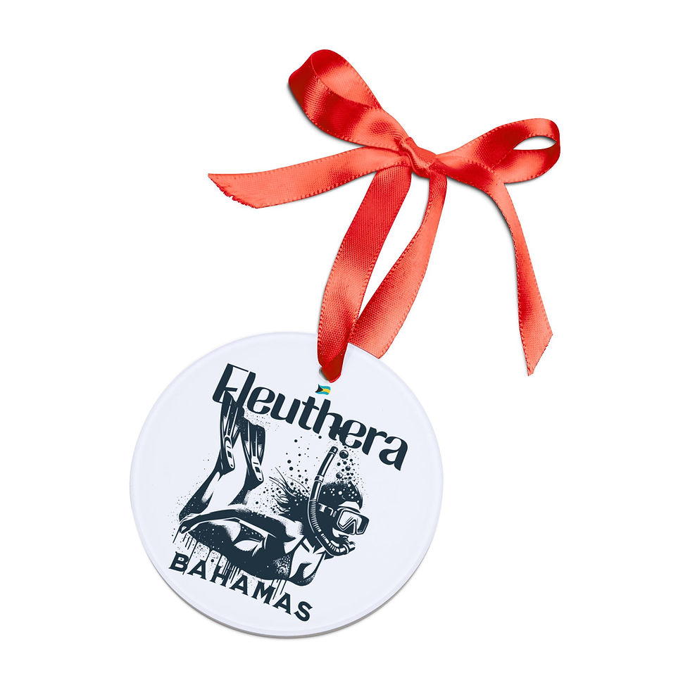 Thumbnail: Bahamas Souvenir Gift : Eleuthera Bahamas Snorkeling Bahamas Ornament