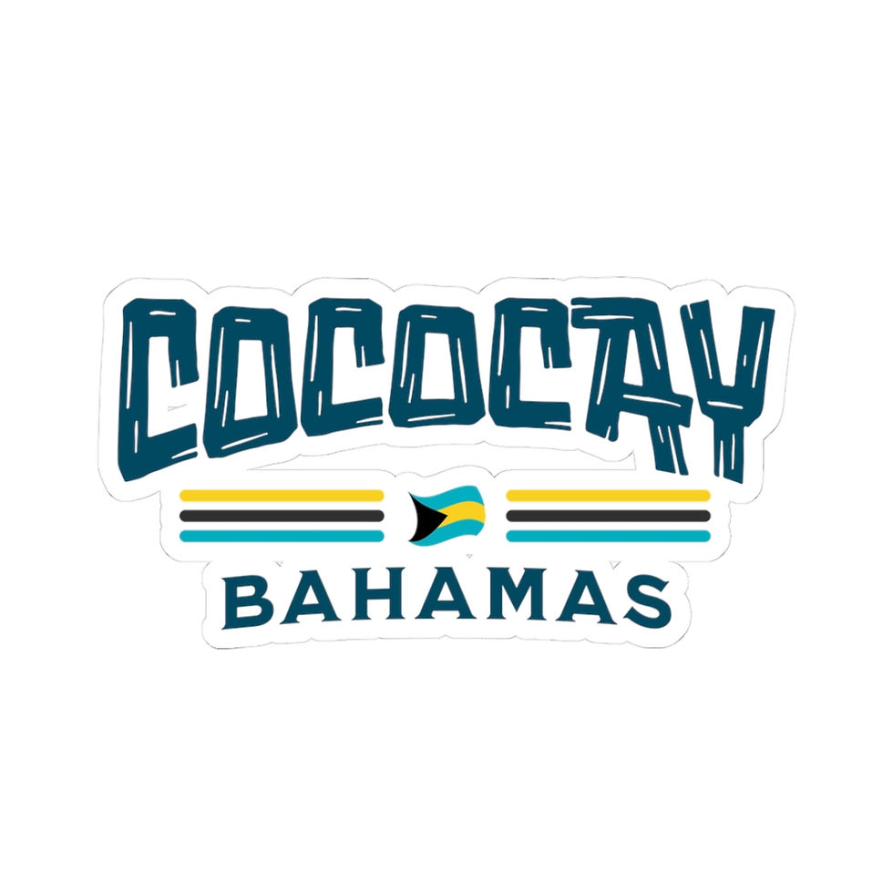 Thumbnail: Bahamas Souvenir Gift : CocoCay Bahamas Flag Bahamas Sticker