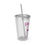 Thumbnail: Bahamas Souvenir Gift : Eleuthera Bahamas Flamingo Bahamas Tumbler With Straw