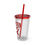 Thumbnail: Bahamas Souvenir Gift : Half Moon Cay Bahamas Shark Bahamas Tumbler With Straw