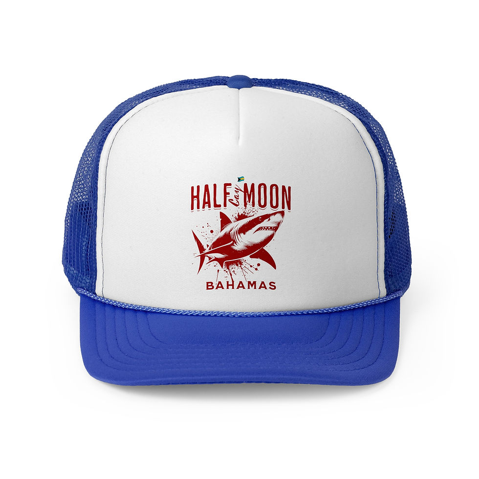 Thumbnail: Bahamas Souvenir Gift : Half Moon Cay Bahamas Shark Bahamas Hat