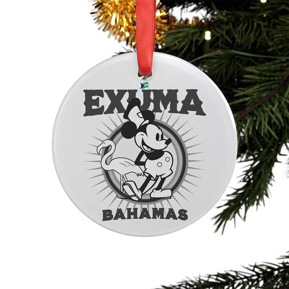 Thumbnail: Bahamas Souvenir Gift : Exuma Bahamas Cruise Bahamas Ornament