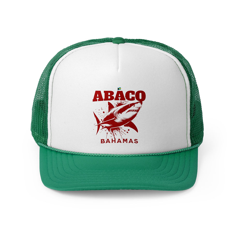 Thumbnail: Bahamas Souvenir Gift : Abaco Bahamas Shark Bahamas Hat