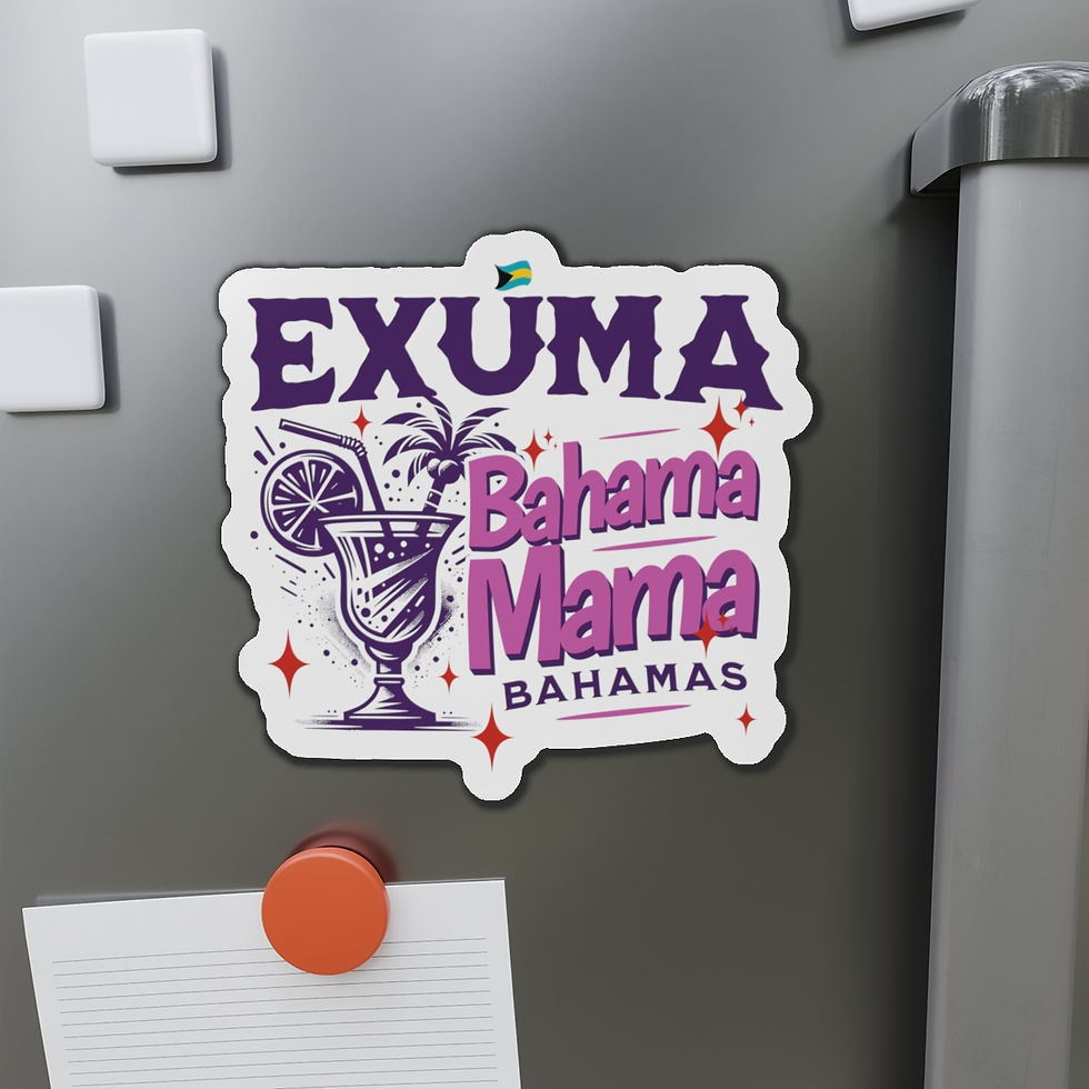 Thumbnail: Bahamas Souvenir Gift : Exuma Bahamas Bahama Mama Bahamas Magnet