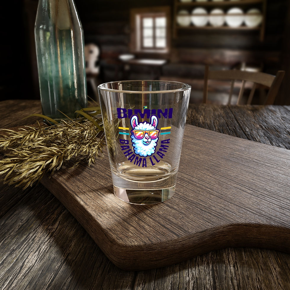 Thumbnail: Bahamas Souvenir Gift : Bimini Bahamas Bahama Llama Bahamas Shot Glass