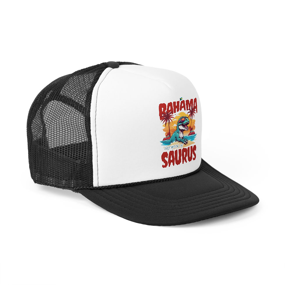 Thumbnail: Bahamas Souvenir Gift : Half Moon Cay Bahamas Bahama Saurus T-Rex Bahamas Hat