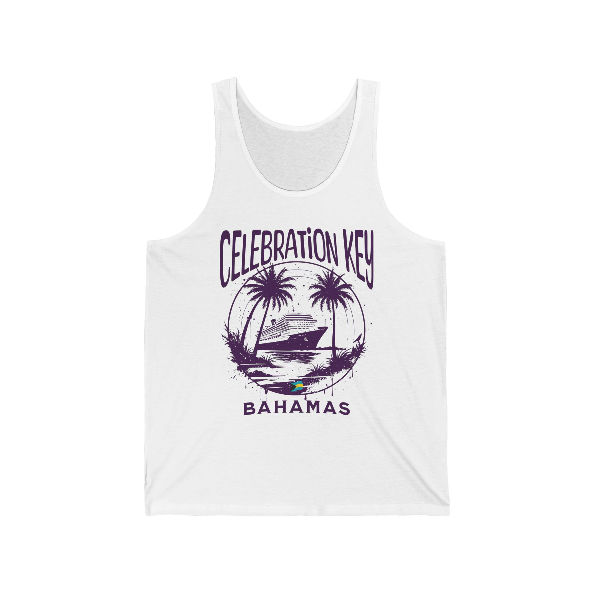 Bahamas Souvenir Gift : Celebration Key Bahamas Cruise Unisex Bahamas Tank Top