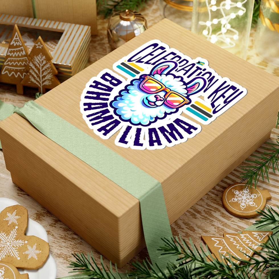 Thumbnail: Bahamas Souvenir Gift : Celebration Key Bahamas Bahama Llama Bahamas Sticker