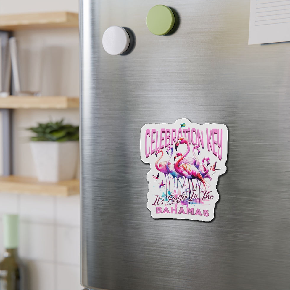 Thumbnail: Bahamas Souvenir Gift : Celebration Key Bahamas Flamingo Bahamas Magnet