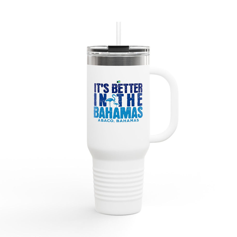 Thumbnail: Bahamas Souvenir Gift Abaco It's Better In The Bahamas Tumbler Travel Mug