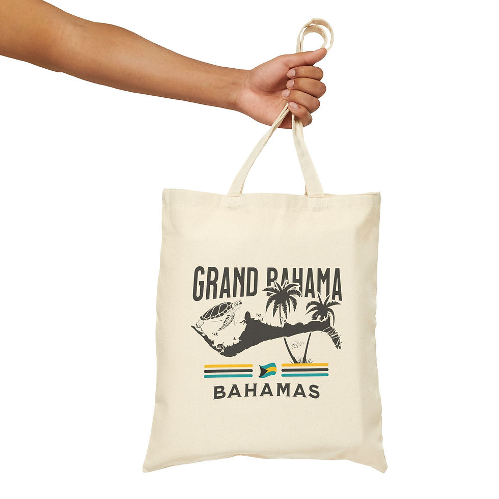 Thumbnail: Bahamas Souvenir Gift : Grand Bahama Bahamas Island Bahamas Tote Bag