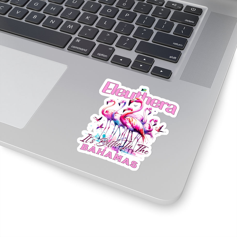 Thumbnail: Bahamas Souvenir Gift : Eleuthera Bahamas Flamingo Bahamas Sticker