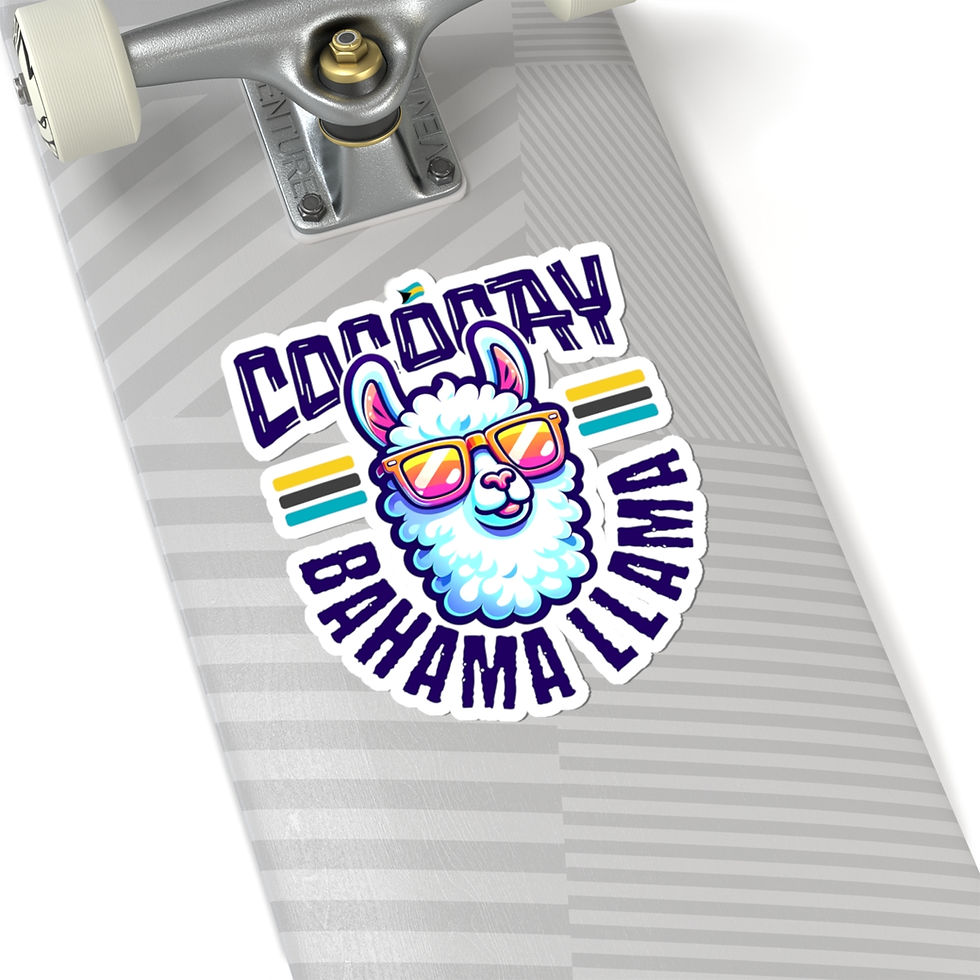 Thumbnail: Bahamas Souvenir Gift : CocoCay Bahamas Bahama Llama Bahamas Sticker