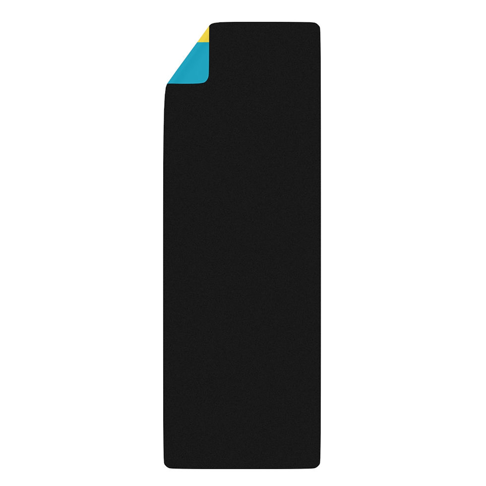 Thumbnail: Bahamas Flag : Bahamas Independence : Rubber Bahamas Yoga Mat : Souvenir Gift