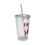 Thumbnail: Bahamas Souvenir Gift : Eleuthera Bahamas Shark Bahamas Tumbler With Straw