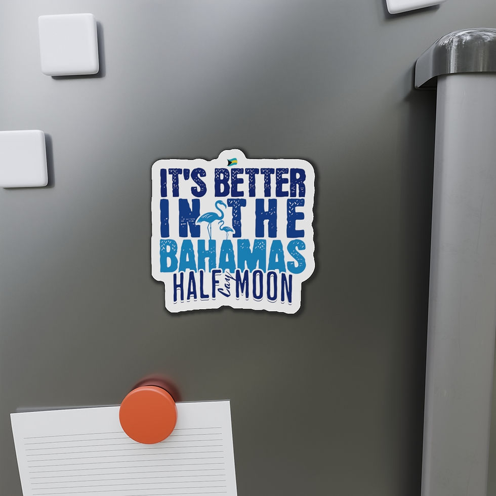 Thumbnail: Bahamas Souvenir Gift : Half Moon Cay Bahamas It's Better In The Bahamas Magnet
