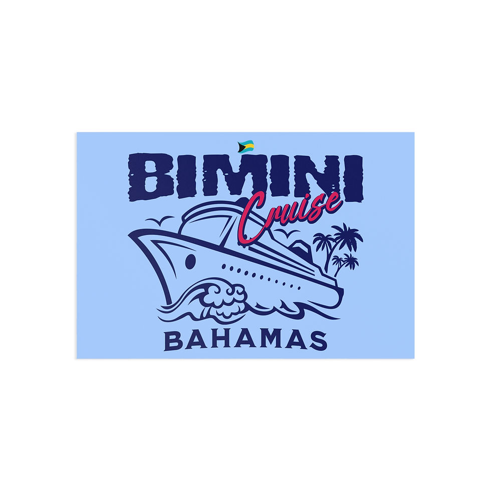 Thumbnail: Bahamas Postcard : Bimini Bahamas Cruise : Bahamas Souvenir Gift