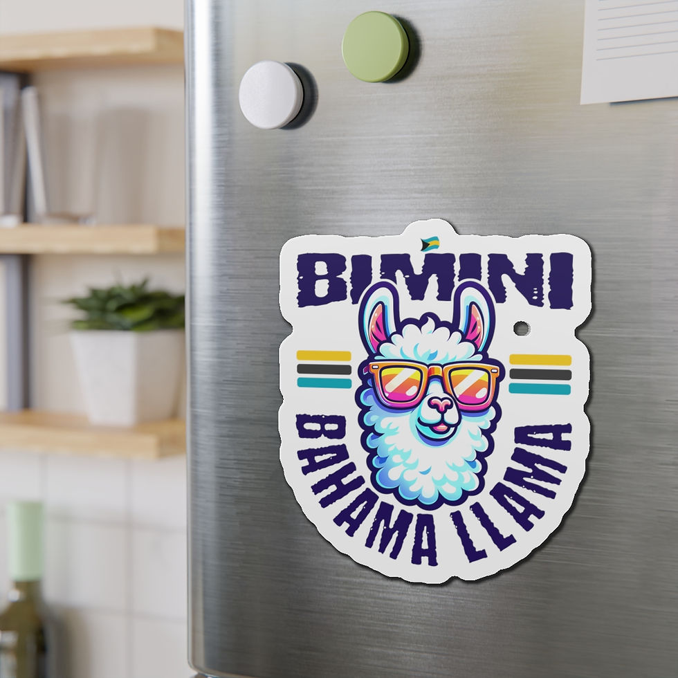 Bahamas Souvenir Gift : Bimini Bahamas Bahama Llama Bahamas Magnet