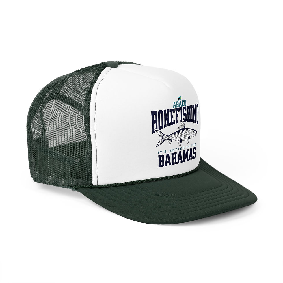 Thumbnail: Bahamas Souvenir Gift : Abaco Bahamas Bonefishing Bonefish Bahamas Hat