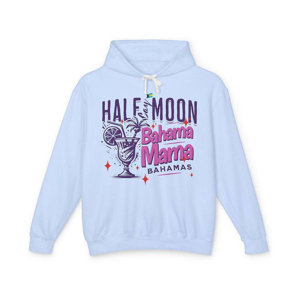 Thumbnail: Bahamas Souvenir Gift : Half Moon Cay Bahamas Bahama Mama Unisex Bahamas Hoodie