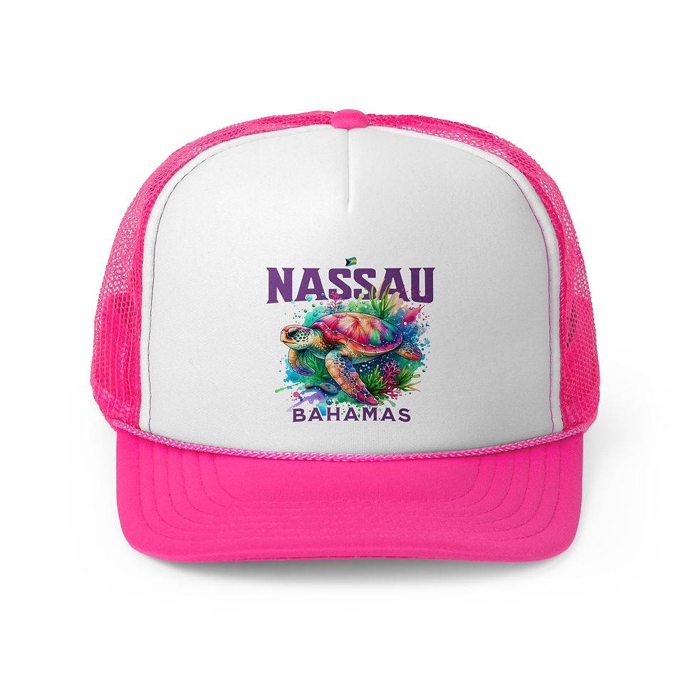 Thumbnail: Bahamas Souvenir Gift : Nassau Bahamas Sea Turtle Bahamas Hat