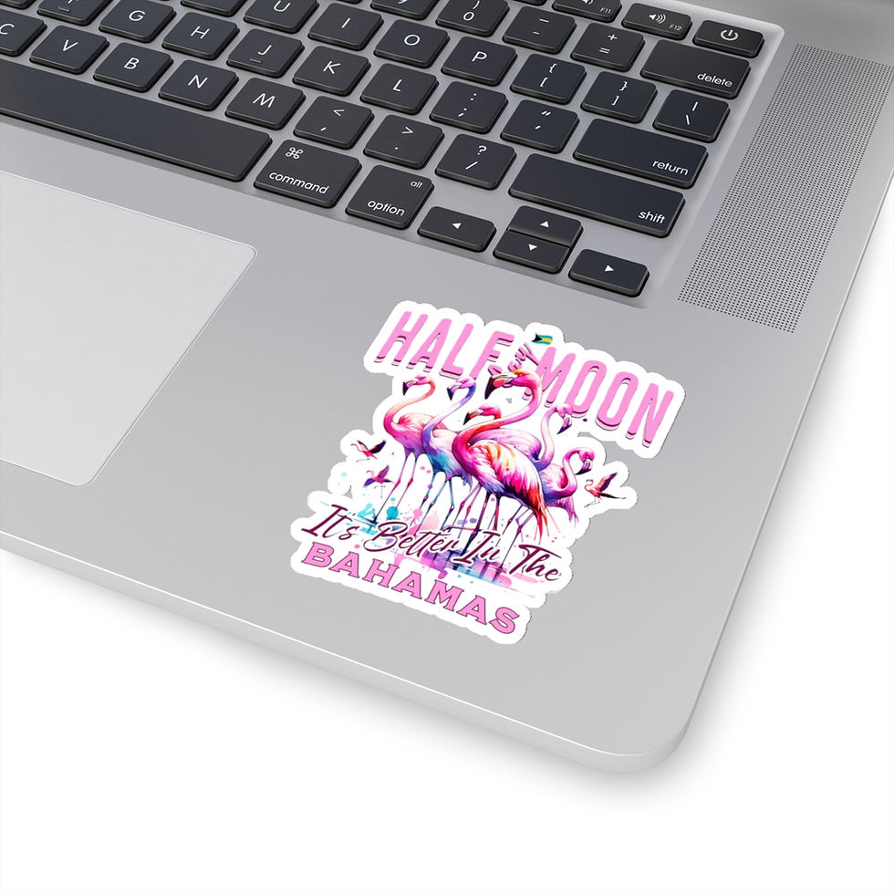 Thumbnail: Bahamas Souvenir Gift : Half Moon Cay Bahamas Flamingo Bahamas Sticker