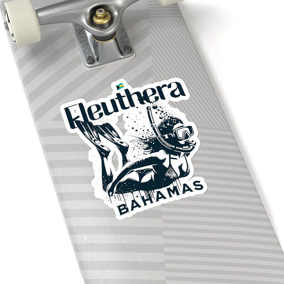 Thumbnail: Bahamas Souvenir Gift : Eleuthera Bahamas Snorkeling Bahamas Sticker