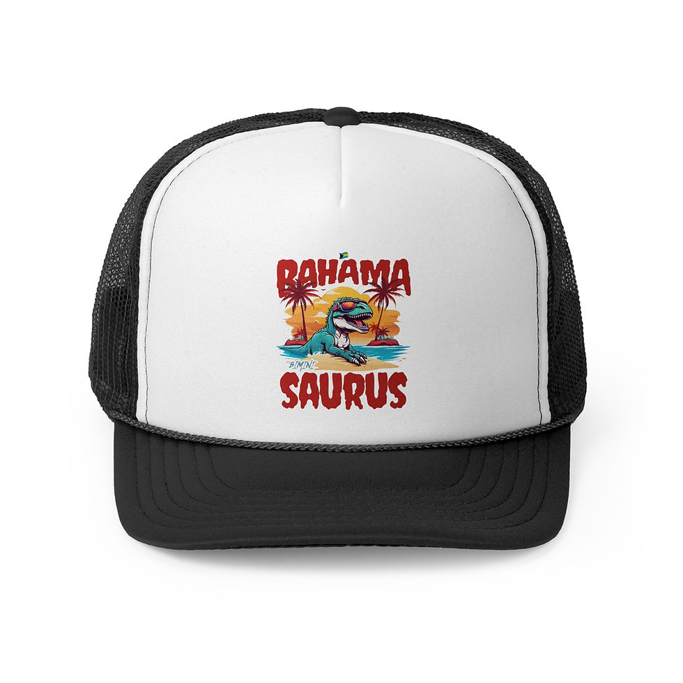 Thumbnail: Bahamas Souvenir Gift: Bimini Bahamas Bahama Saurus T-Rex Bahamas Hat