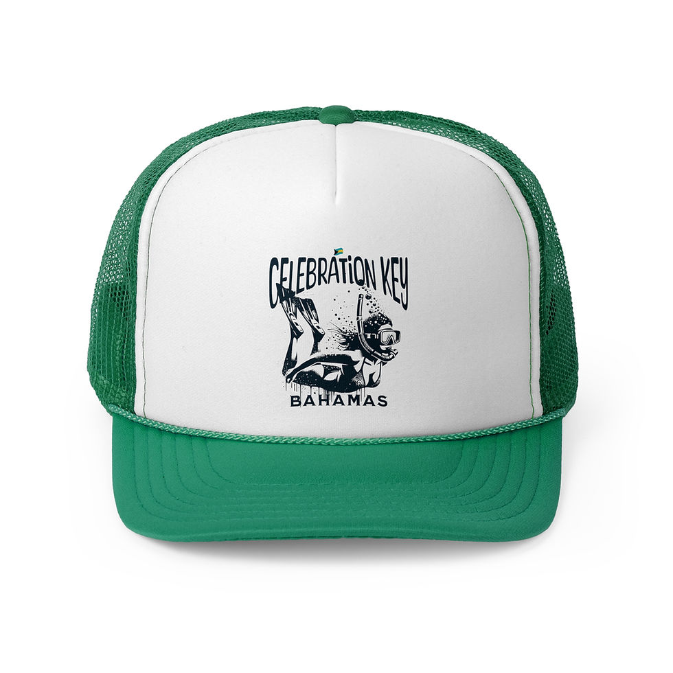 Thumbnail: Bahamas Souvenir Gift : Celebration Key Bahamas Snorkeling Bahamas Hat