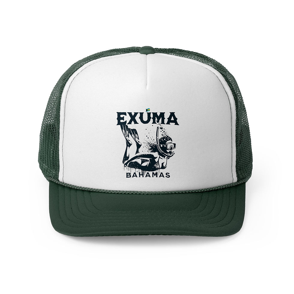 Thumbnail: Bahamas Souvenir Gift : Exuma Bahamas Snorkeling Bahamas Hat