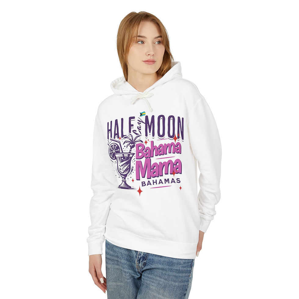 Thumbnail: Bahamas Souvenir Gift : Half Moon Cay Bahamas Bahama Mama Unisex Bahamas Hoodie