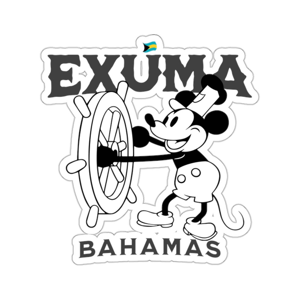 Thumbnail: Bahamas Souvenir Gift : Exuma Bahamas Sticker