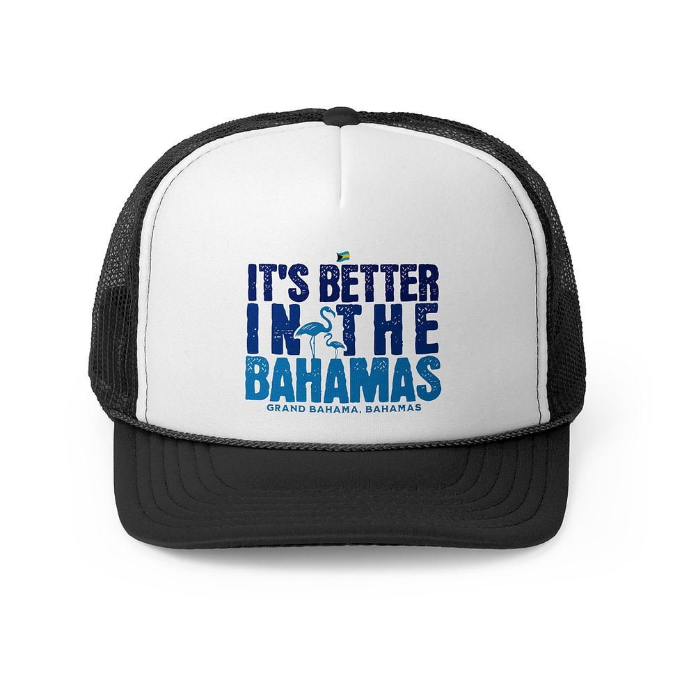 Thumbnail: Bahamas Souvenir Gift : Grand Bahama It's Better In The Bahamas Hat