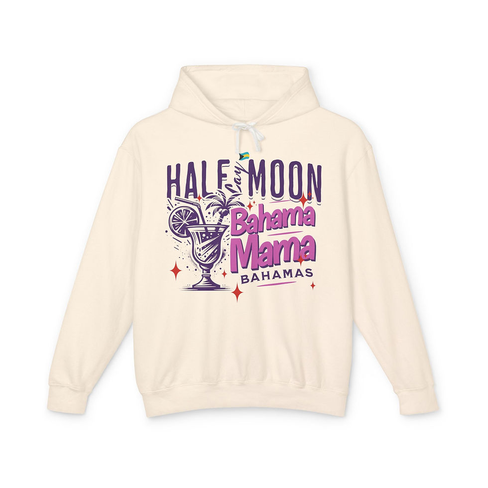 Thumbnail: Bahamas Souvenir Gift : Half Moon Cay Bahamas Bahama Mama Unisex Bahamas Hoodie