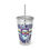 Thumbnail: Bahamas Souvenir Gift : Half Moon Cay Bahama Llama Bahamas Tumbler With Straw