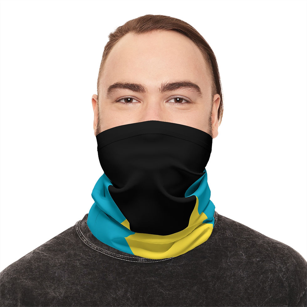 Thumbnail: Bahamas Flag : Bahamas Independence : Bahamas Neck Gaiter : Bahamas Souvenir