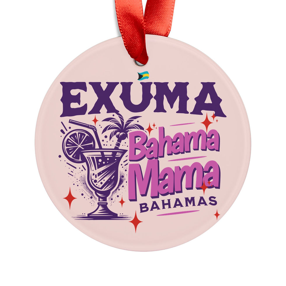 Thumbnail: Bahamas Souvenir Gift : Exuma Bahamas Bahama Mama Bahamas Ornament
