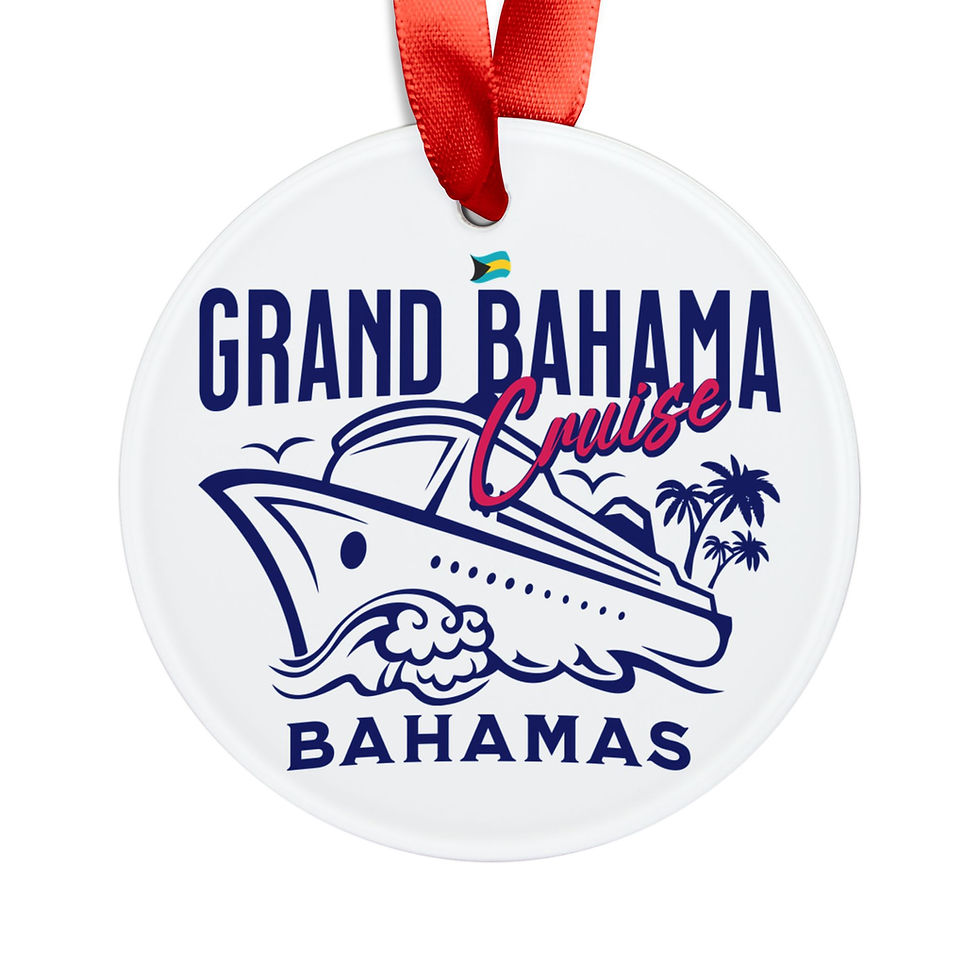 Thumbnail: Bahamas Souvenir Gift : Grand Bahama Bahamas Cruise Bahamas Ornament