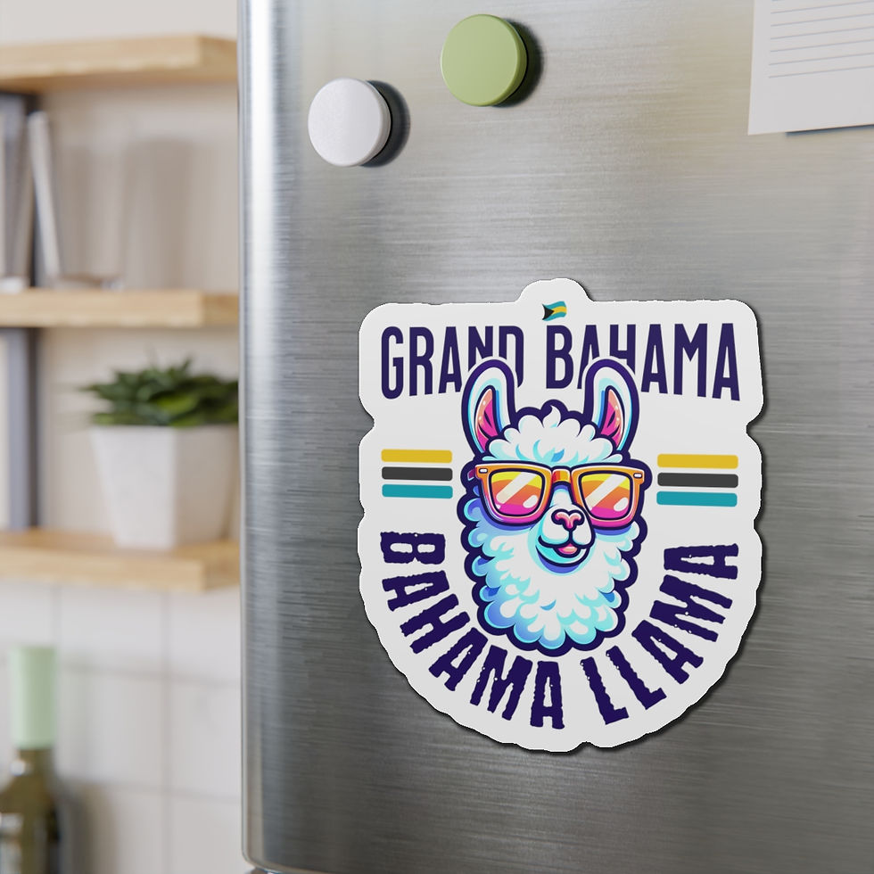Thumbnail: Bahamas Souvenir Gift : Grand Bahama Bahamas Bahama Llama Bahamas Magnet