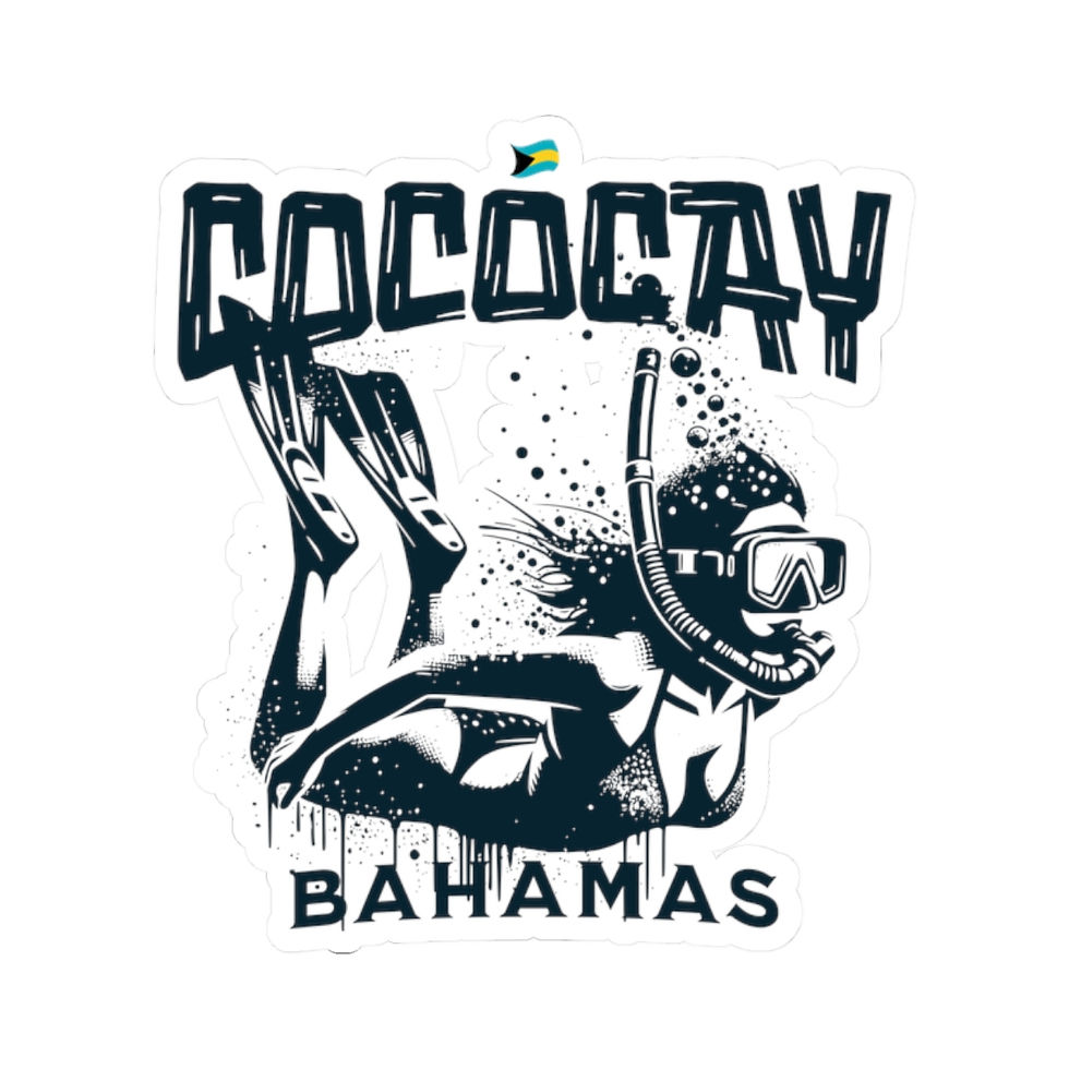Thumbnail: Bahamas Souvenir Gift : CocoCay Bahamas Snorkeling Bahamas Sticker