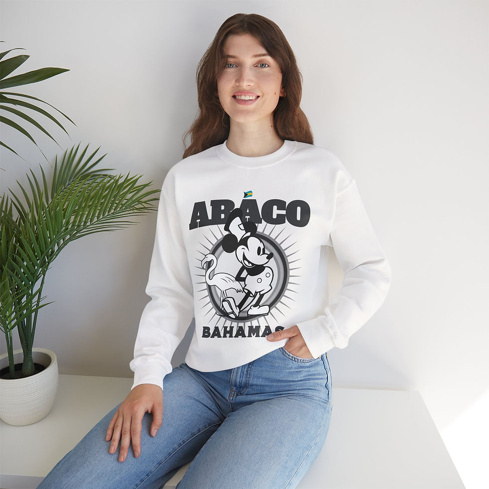 Thumbnail: Bahamas Souvenir Gift : Abaco Bahamas Unisex Bahamas Sweatshirt