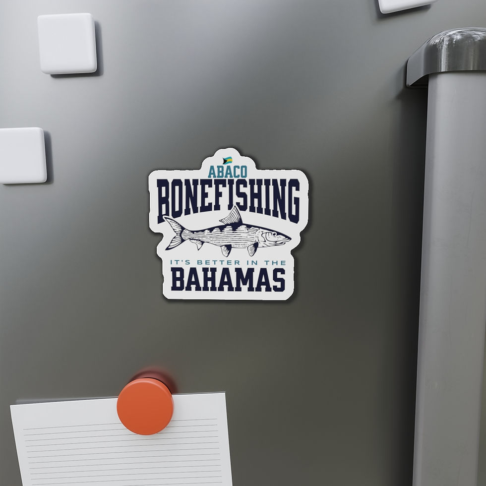 Thumbnail: Bahamas Souvenir Gift : Abaco Bahamas Bonefishing Bonefish Bahamas Magnet