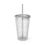 Thumbnail: Bahamas Souvenir Gift : Nassau Bahamas Shark Bahamas Tumbler With Straw