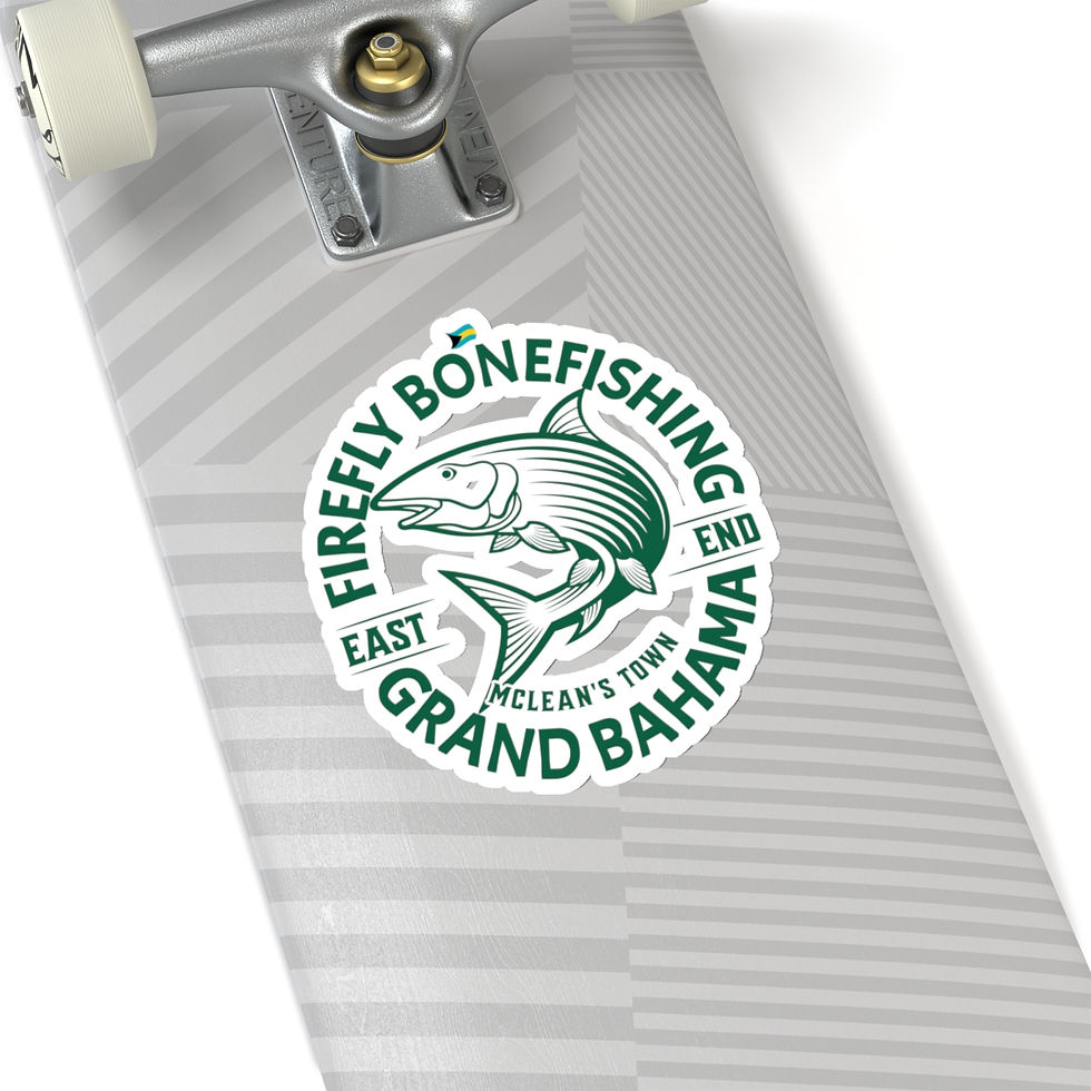 Thumbnail: Bahamas Souvenir Gift : Grand Bahama Bahamas Bonefishing Firefly Bahamas Sticker
