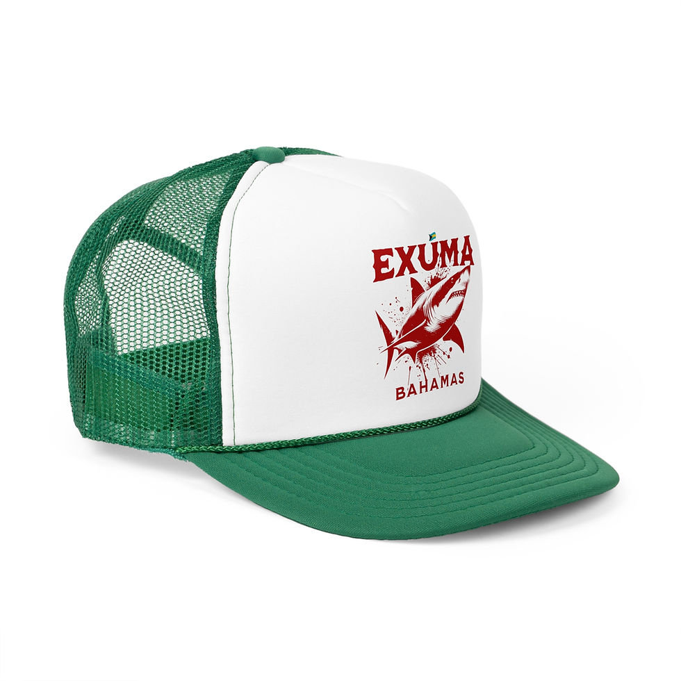 Thumbnail: Bahamas Souvenir Gift : Exuma Bahamas Shark Bahamas Hat