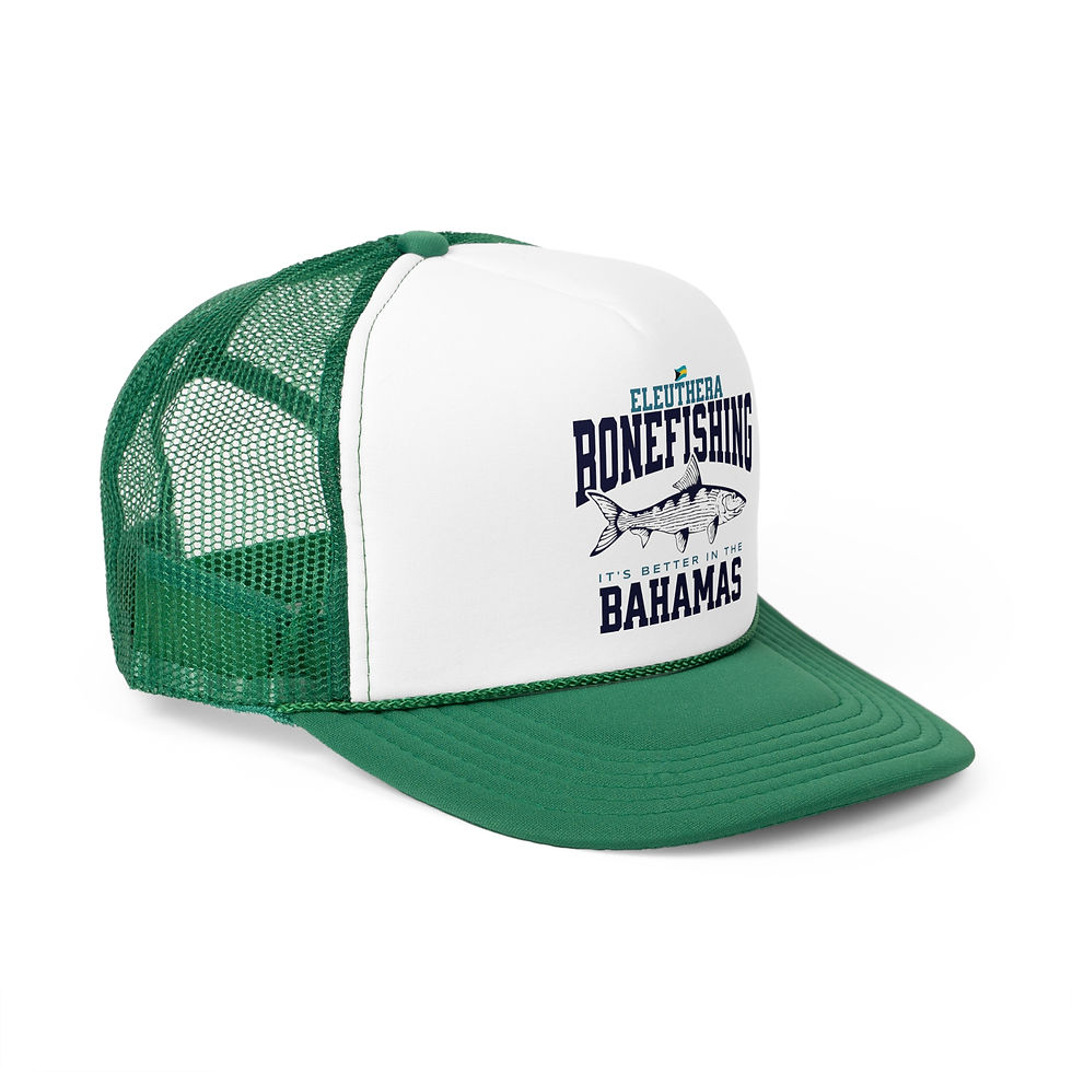 Thumbnail: Bahamas Souvenir Gift : Eleuthera Bahamas Bonefishing Bonefish Bahamas Hat