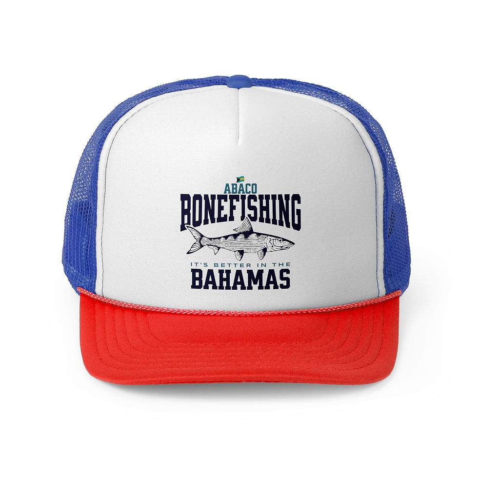 Thumbnail: Bahamas Souvenir Gift : Abaco Bahamas Bonefishing Bonefish Bahamas Hat