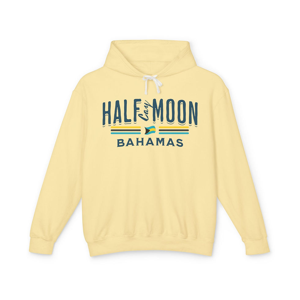 Thumbnail: Bahamas Souvenir Gift : Half Moon Cay Bahamas Flag Unisex Bahamas Hoodie