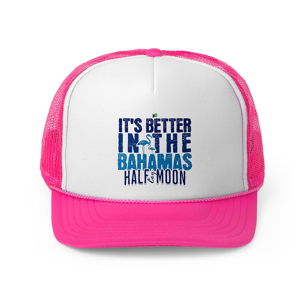 Thumbnail: Bahamas Souvenir Gift : Half Moon Cay Bahamas It's Better In The Bahamas Hat